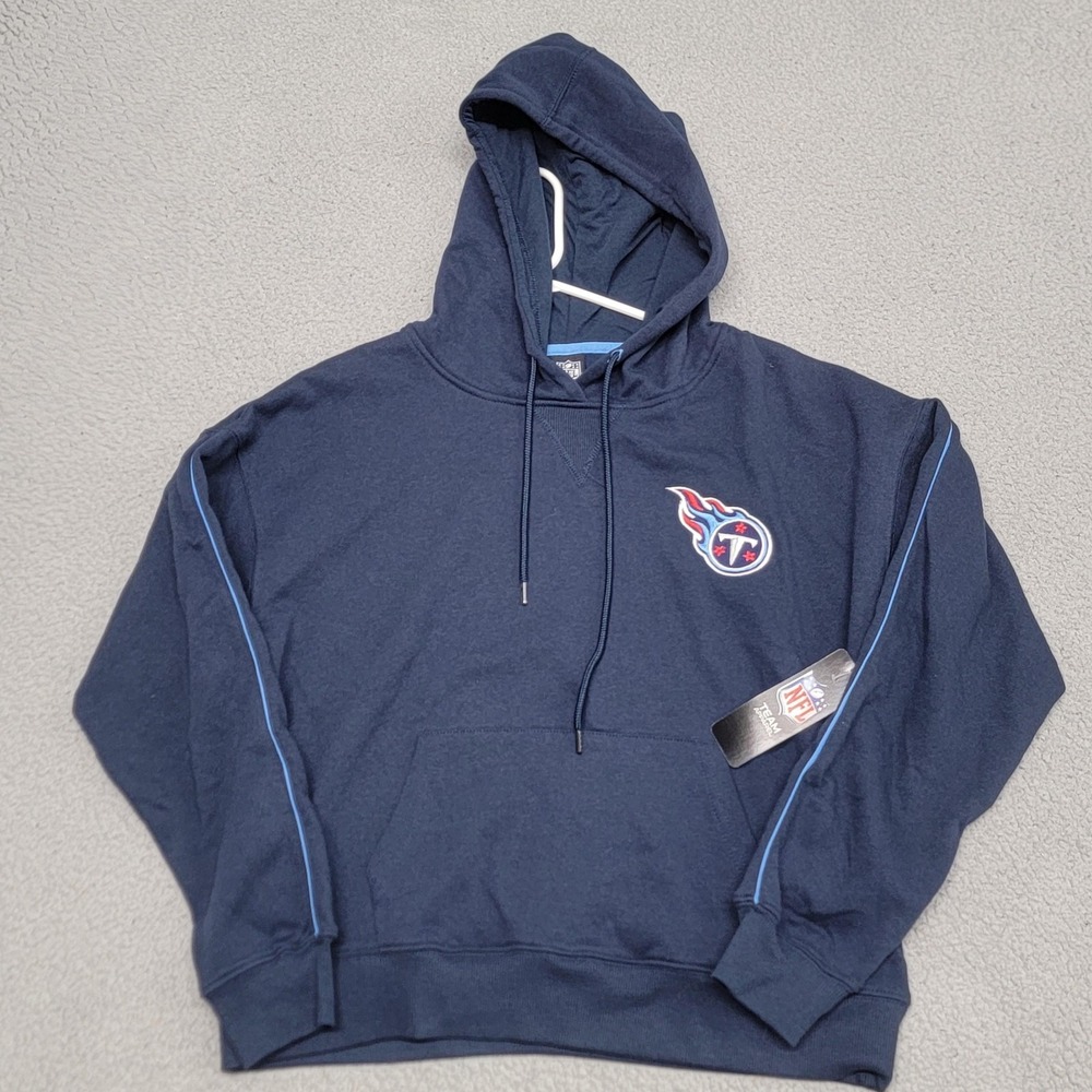 Tennessee Titans Hoodie Mens Medium Navy Blue Pullover NFL Football Team Apparel